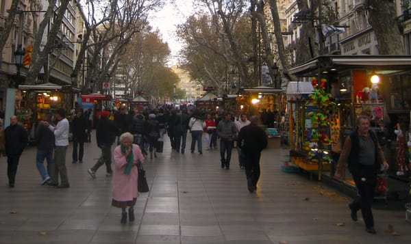 an open air market