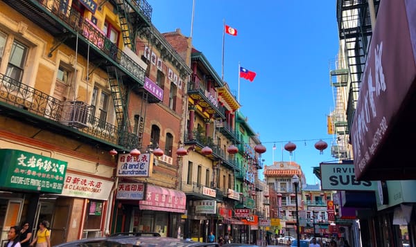 a street in San Francisco's Chinatown