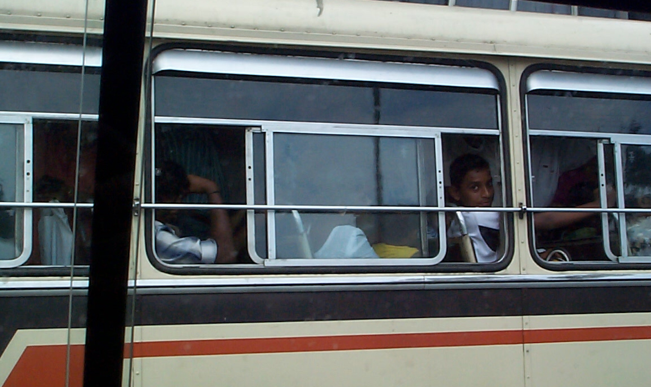 passengers in a bus